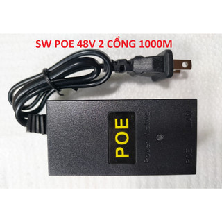SW POE 2 cổng gigabit  1000M