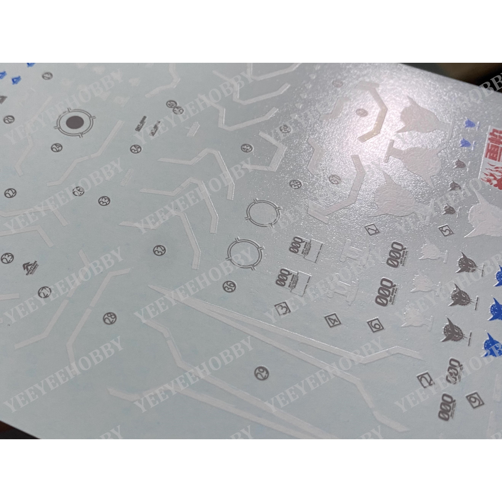 DECAL MÔ HÌNH XUEYAN - DECAL NƯỚC PHẢN QUANG CHO MÔ HÌNH MG 1/100 GNT-0000 QANT FULL SABER MG-36