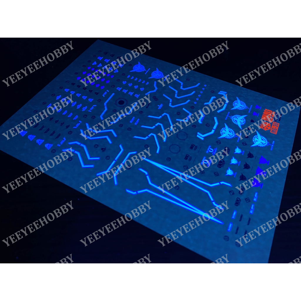 DECAL MÔ HÌNH XUEYAN - DECAL NƯỚC PHẢN QUANG CHO MÔ HÌNH MG 1/100 GNT-0000 QANT FULL SABER MG-36