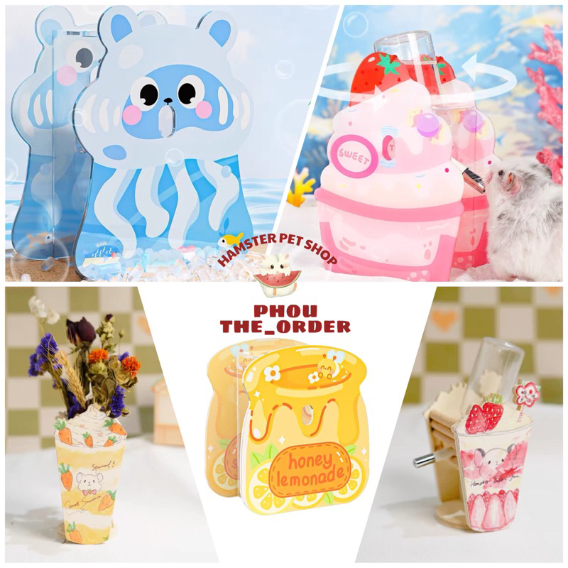 [ORDER] Đế bình nước và cắm hoa  cho Hamster