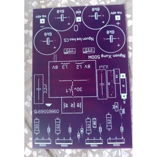Bộ 4 pcb nguồn xung 1000w dùng 4 con 13009.