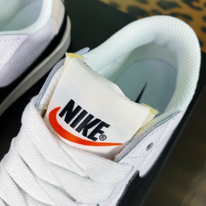 Giày Sneaker Cổ Thấp NK Blazer Low 77 Jumbo White Black Hàng TC