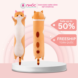 Gối Ôm Mèo Ba Sọc Bông Cao Cấp - NHÓC