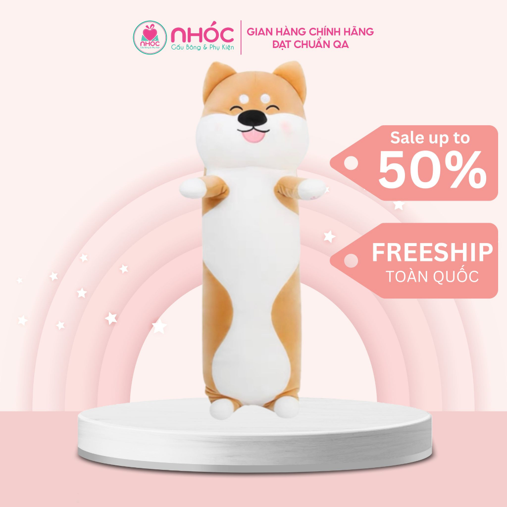 Gối Ôm Chó Shiba Bông Cao Cấp - NHÓC