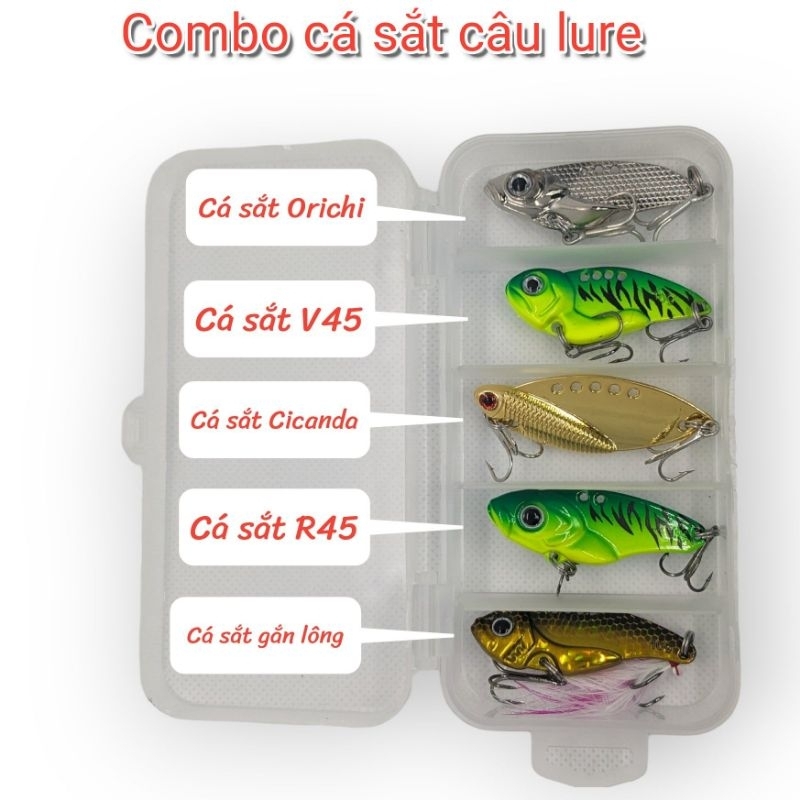 Combo cá sắt câu lure số 2