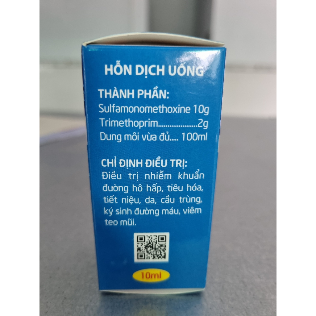 Trimosep gà đá - Điều trị kí sinh trùng đường máu, khò khè, tiêu chảy