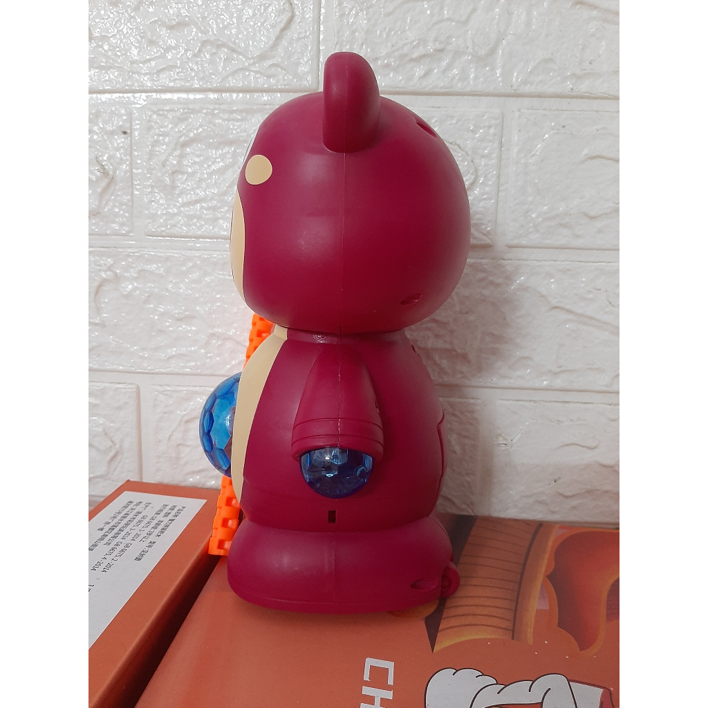 TẶNG PIN đèn trung thu, đèn gấu dâu cảm ứng lotso, đèn trung thu vui nhộn, mẫu mới 2023,đồ chơi trung thu