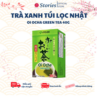 Trà xanh nhật bản túi lọc oi ocha green tea 40gr