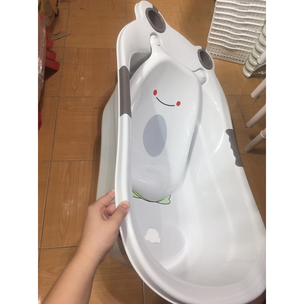 Chậu Tắm Hình con ếch , Chậu tắm hokori Cho Bé Đa Năng Dễ Dàng Sử dụng Cho Trẻ Nhỏ