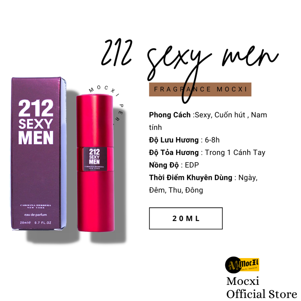 Nước Hoa Nam 212 Sexy Men 20ml