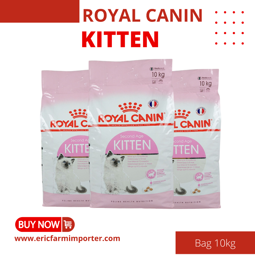 Hạt Royal Canin Kitten Cho Mèo Con bao 10kg 🐶FREE SHIP🐶 Thức ăn dinh dưỡng cao cấp từ Pháp