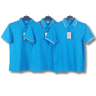 Áo thun Polo nam cổ bẻ Basic màu Xanh Dương , vải cá sấu - không xù lông, không ra màu, thấm hút mồ hôi , không bai nhão