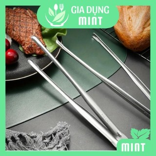 Kẹp nhíp Inox 304 cao cấp dài 34cm, kẹp gắp đồ nướng, nhíp gắp inox tiện lợi