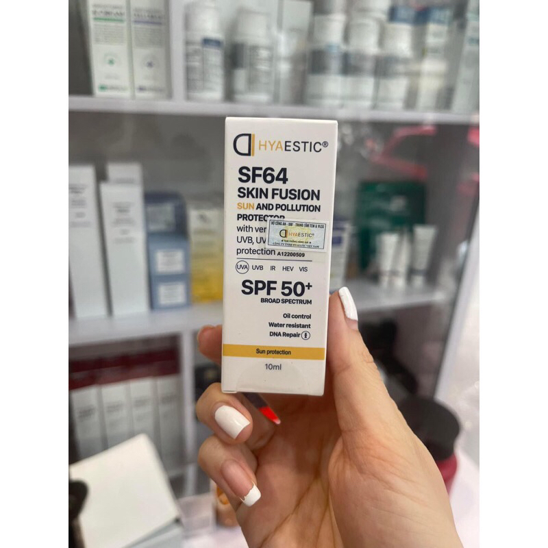 Kem chống nắng Hyaestic SF64 SPF50+ MINI 10ml