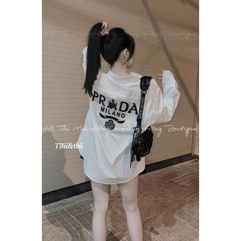 Áo Sơmi Prdaa Chữ Lưng L1