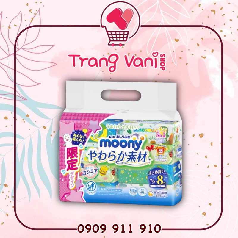 Khăn Ướt Moony Nội Địa Nhật