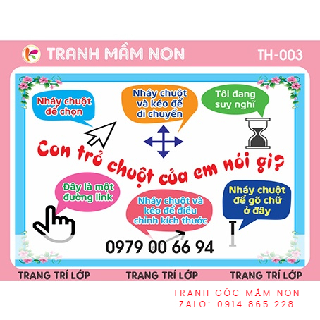 DECAL TRANG TRÍ LỚP - PHÒNG TIN HỌC 1