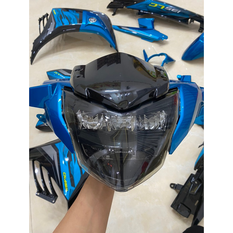 Chóa Đèn 2 Tầng, pha đèn EX 135 5s 2011-2014 Gắn Như Zin Bảo Hành 6 Tháng