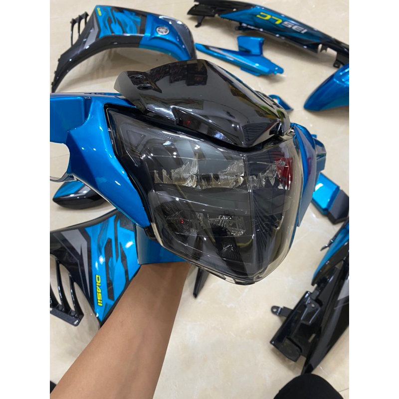 Chóa Đèn 2 Tầng, pha đèn EX 135 5s 2011-2014 Gắn Như Zin Bảo Hành 6 Tháng