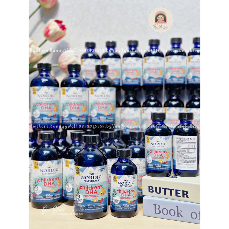 BABY's DHA / CHILDREN's DHA Nordic Naturals Mỹ cho bé - Chai 60ml / 119ml / 237ml