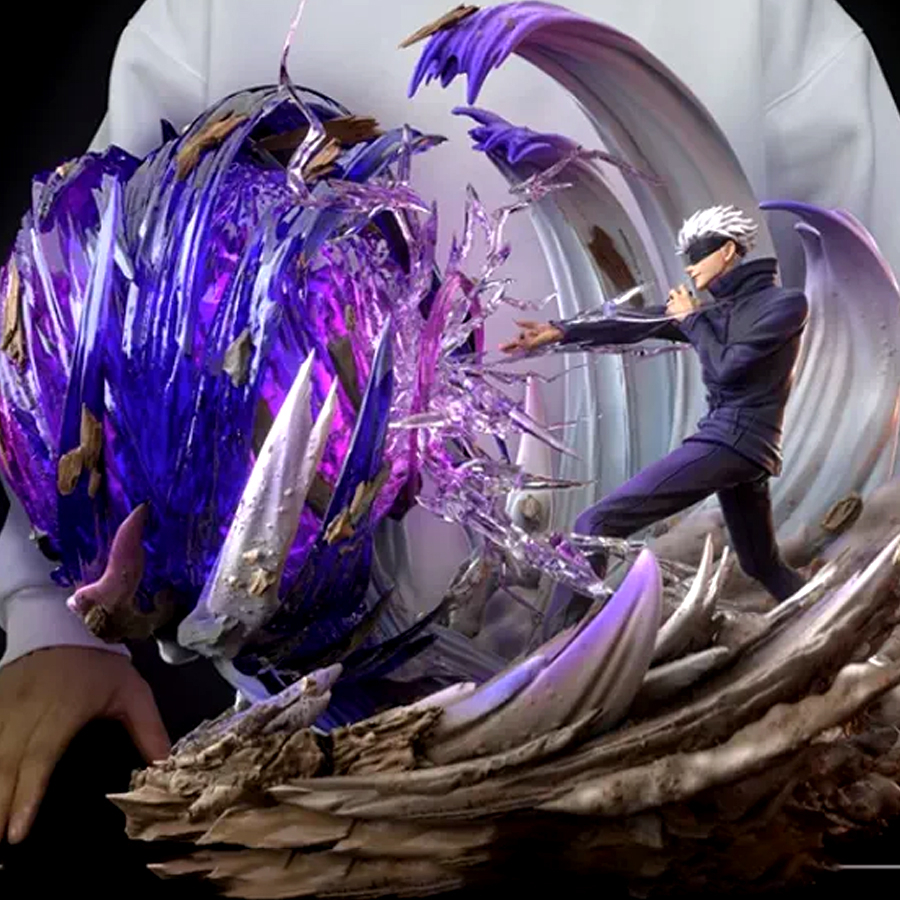 Mô hình jujutsu kaisen gojo nhân vật gojo satoru tung chưởng bản năng vô cực trang trí surprise gift Anime Game Figures