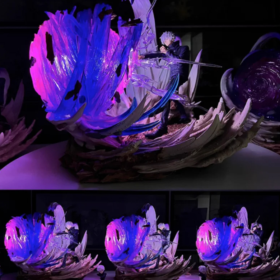 Mô hình jujutsu kaisen gojo nhân vật gojo satoru tung chưởng bản năng vô cực trang trí surprise gift Anime Game Figures