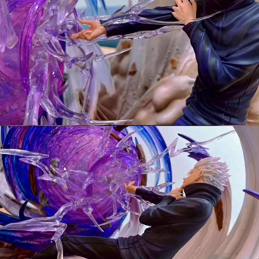 Mô hình jujutsu kaisen gojo nhân vật gojo satoru tung chưởng bản năng vô cực trang trí surprise gift Anime Game Figures