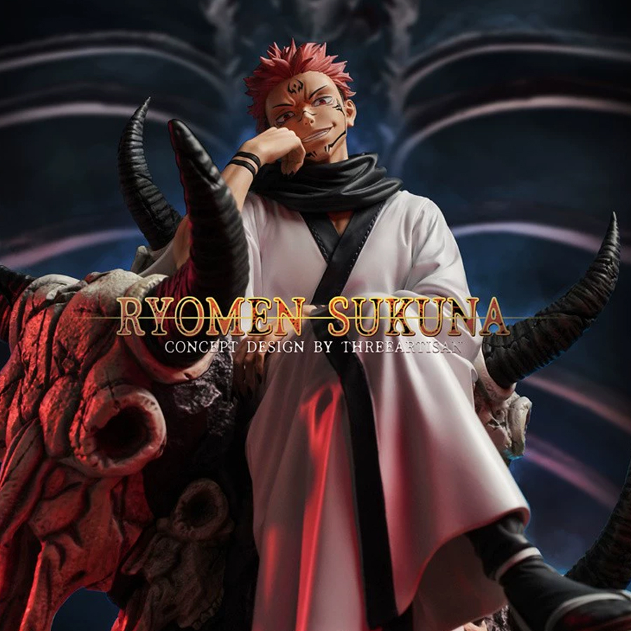 Mô hình jujutsu kaisen Ryomen gojo nhân vật satoru tung chưởng bản năng vô cực trang trí surprise gift Anime Game Figure