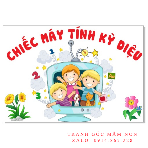 DECAL TRANG TRÍ LỚP - PHÒNG TIN HỌC 4