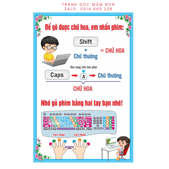 DECAL TRANG TRÍ LỚP - PHÒNG TIN HỌC 5