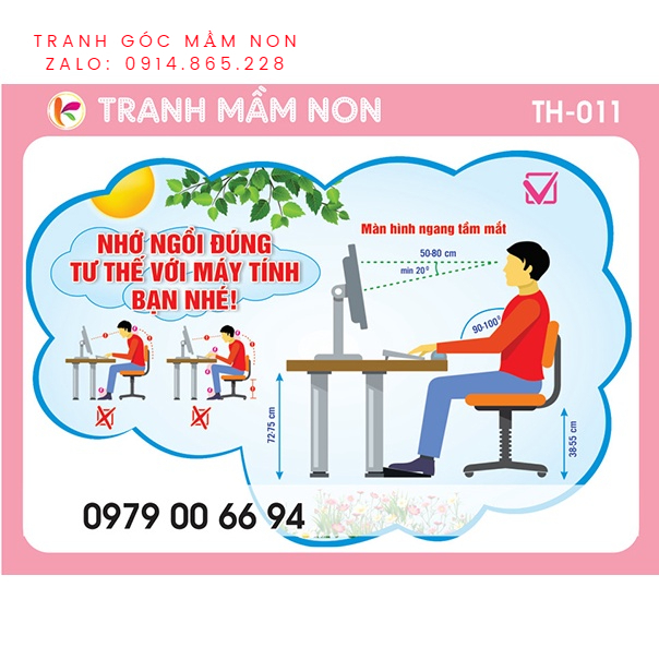 DECAL TRANG TRÍ LỚP - PHÒNG TIN HỌC 6