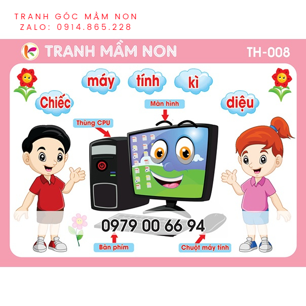 DECAL TRANG TRÍ LỚP - PHÒNG TIN HỌC 7