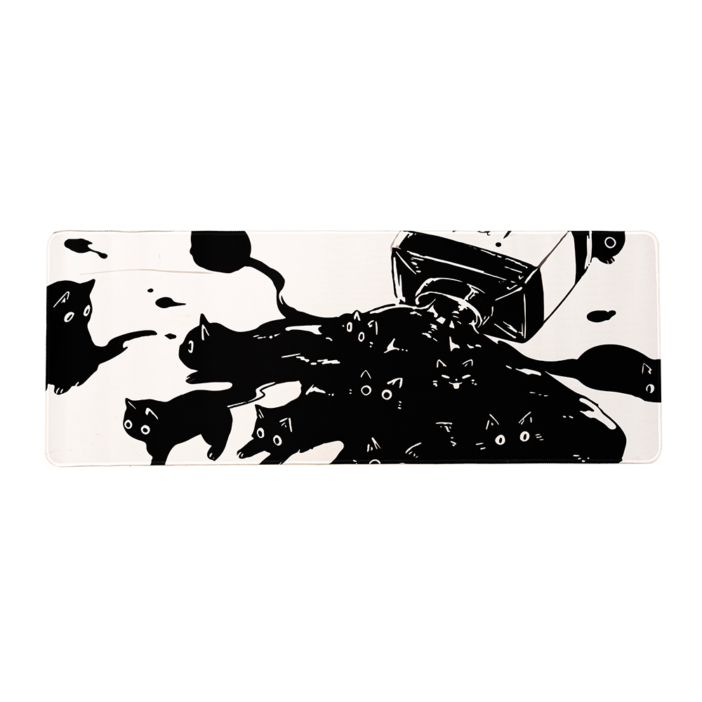 Lót chuột mèo cỡ lớn nhiều size dày dặn 3mm chống trơn trượt lót chuột máy tính 800x300mm 900x400mm 1000x500mm DoDo Gear