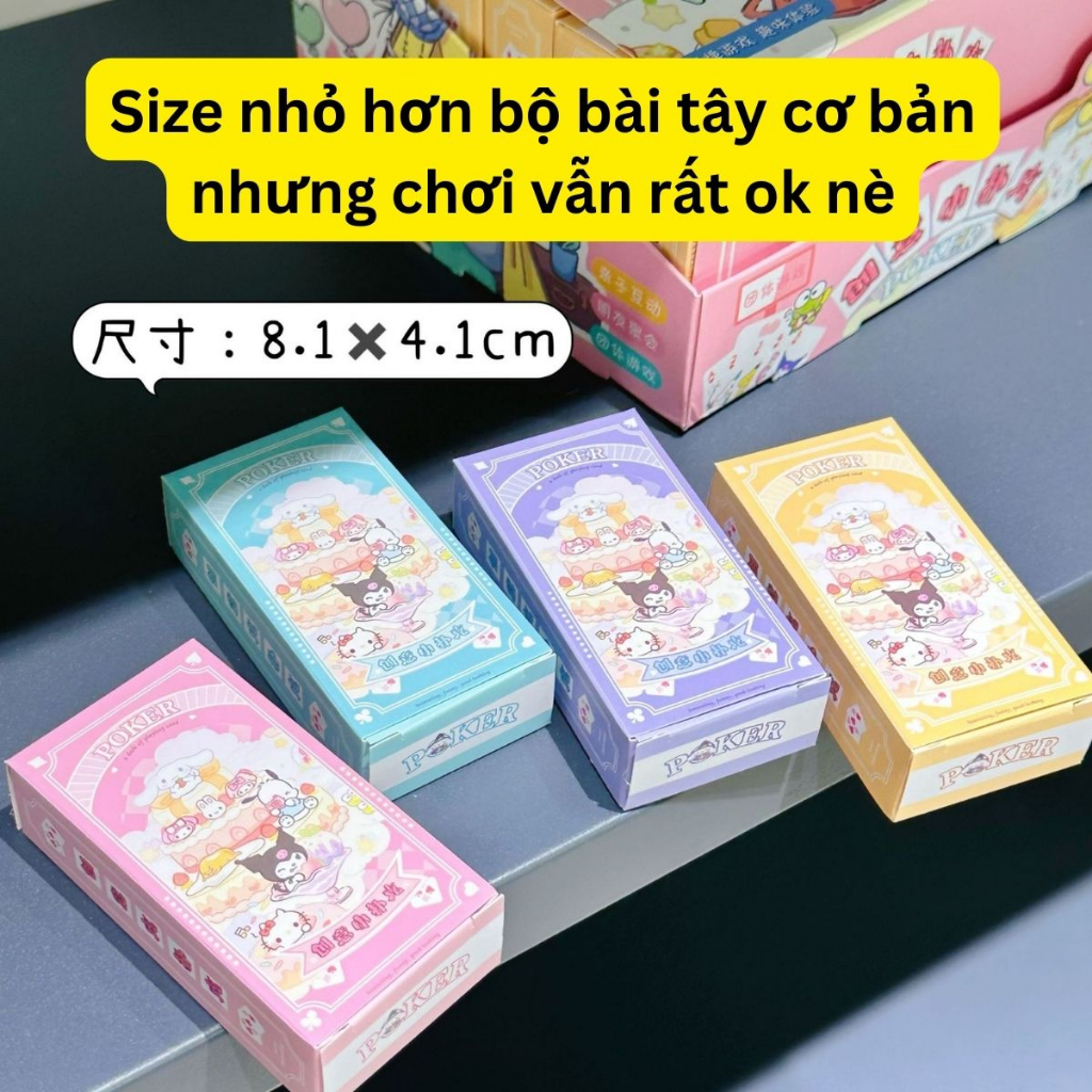 Bộ bài cute bài tây sanrio 54 lá