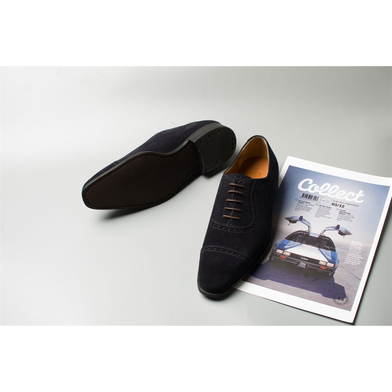 Giày Tây Nam Buộc Dây Kiểu Dáng Oxford Khâu Thủ Công Chất Liệu Da Bê Nhập Khẩu  )