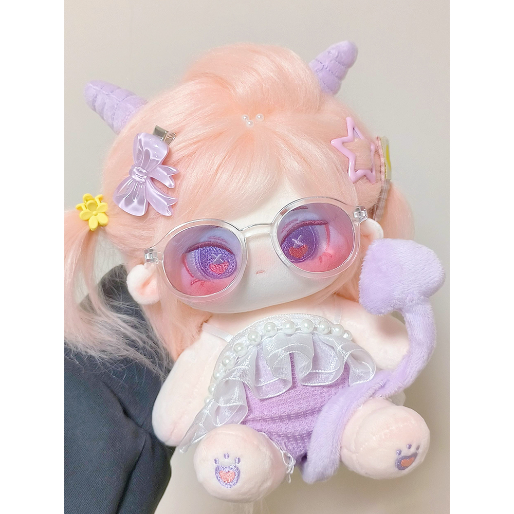 Búp bê  không thuộc tính tóc tơ Muộn Muộn Đào 20cm