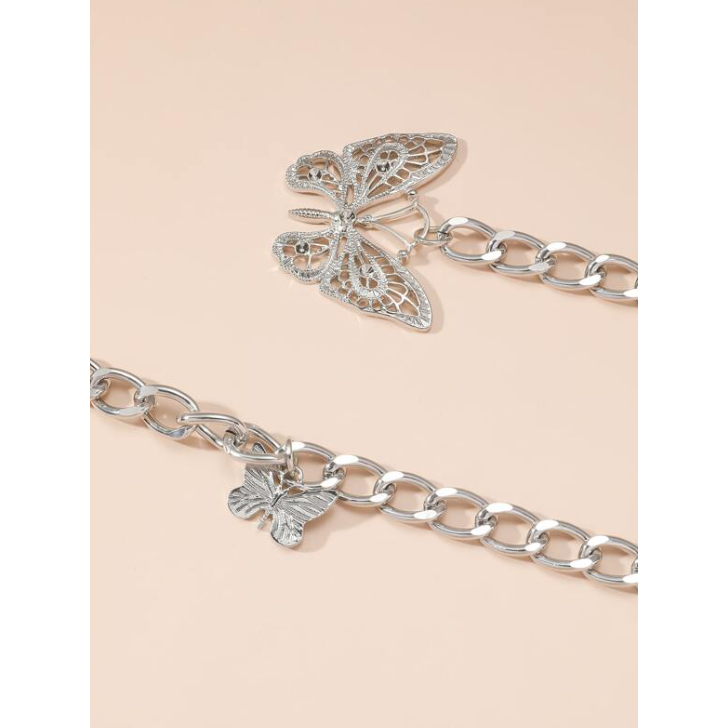 Dây eo vòng eo thắt lưng eo bum 2 tầng hot trend xích váy bum 2 tầng