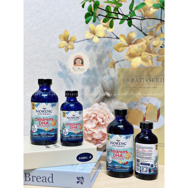 BABY's DHA / CHILDREN's DHA Nordic Naturals Mỹ cho bé - Chai 60ml / 119ml / 237ml