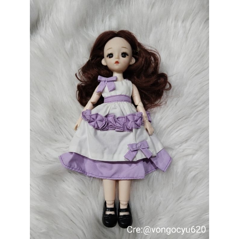 Đầm búp bê baboliy 30cm  .