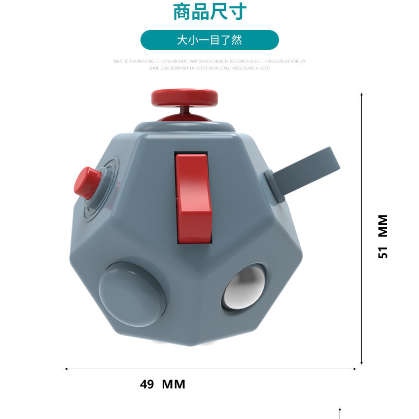 New Version 2023 Phiên Bản Mới - Fidget Cube Thư Giãn Xả Stress