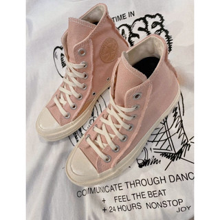 Giày thể thao sneaker CV cao cổ hồng