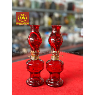 Đèn dầu thủy tinh cát tường như ý