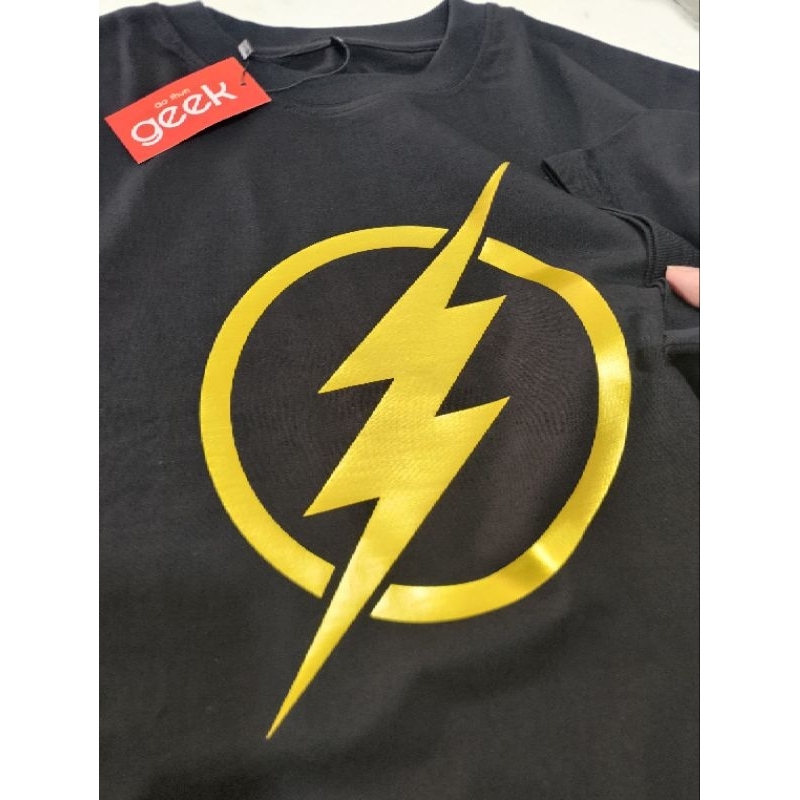 Áo thun in hình The Flash 2023 Ánh kim siêu đẹp, 100% Cotton, siêu mịn