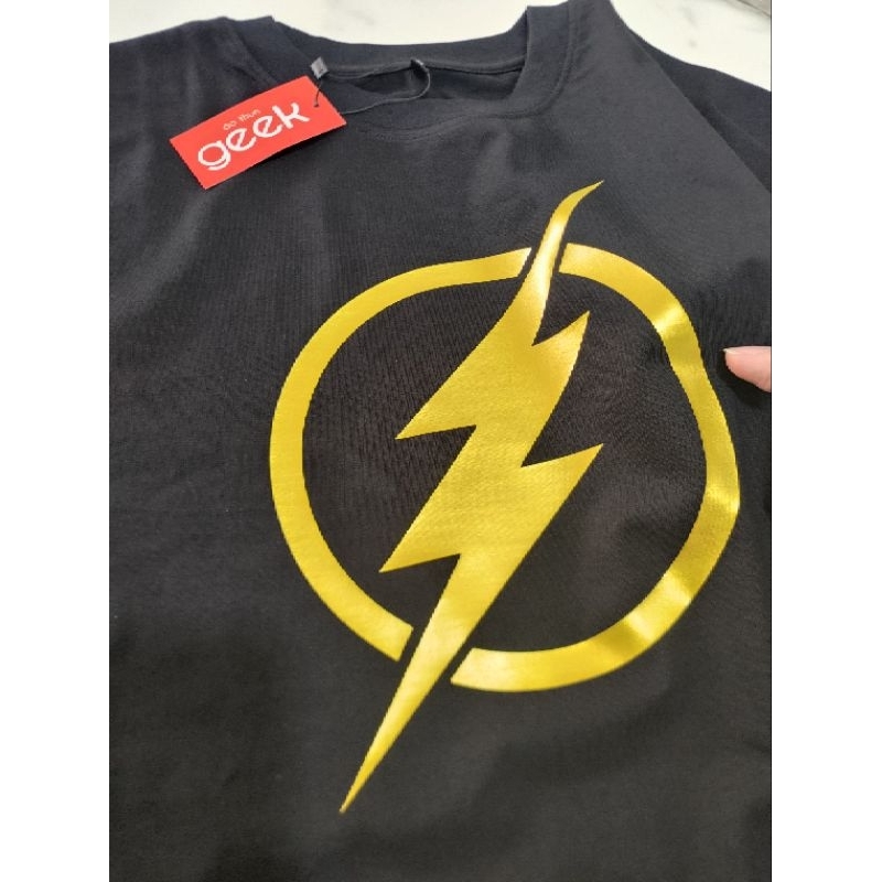 Áo thun in hình The Flash 2023 Ánh kim siêu đẹp, 100% Cotton, siêu mịn