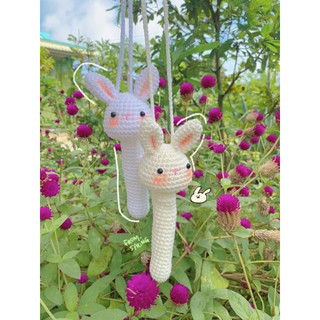 túi đựng son con thỏ bằng len (ảnh thật)
