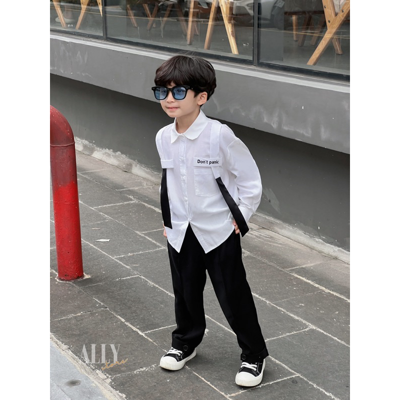 Quần tây kèm đai cho bé mã Q550