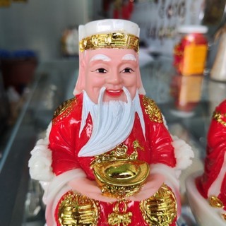 Tượng Thần Tài Thổ Địa Đá Đúc(Nhiều màu)