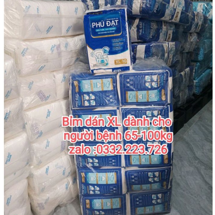 Tã bỉm dán phú đạt size XL  có vách chống chào  mềm mại siêu thấm hút