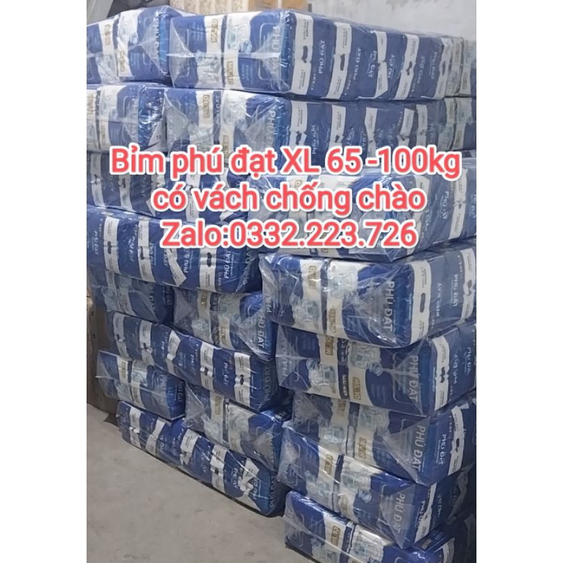 Tã bỉm dán phú đạt size XL  có vách chống chào  mềm mại siêu thấm hút