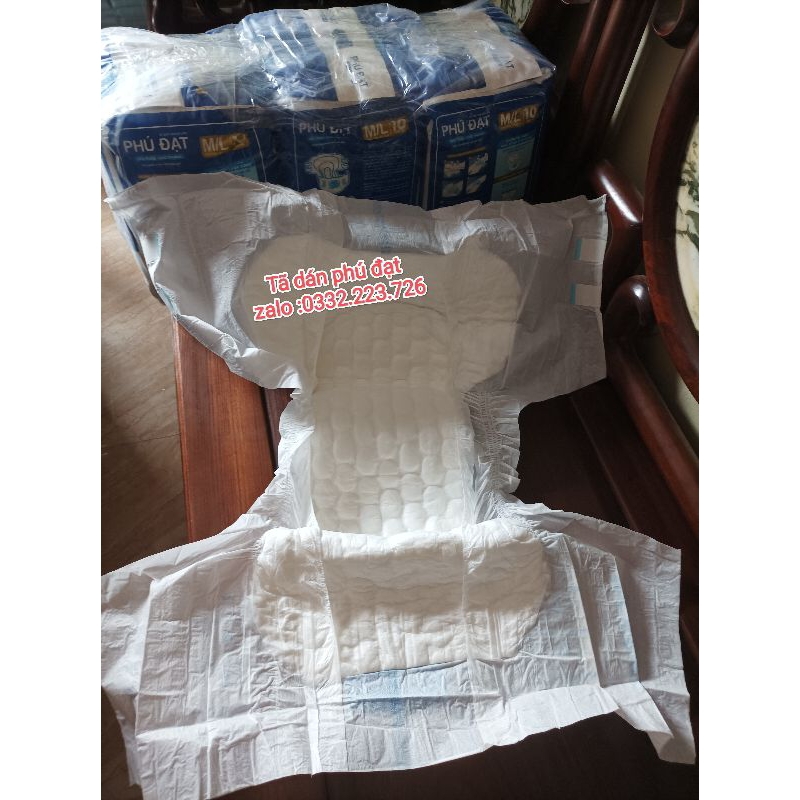 Tã bỉm dán phú đạt size XL  có vách chống chào  mềm mại siêu thấm hút